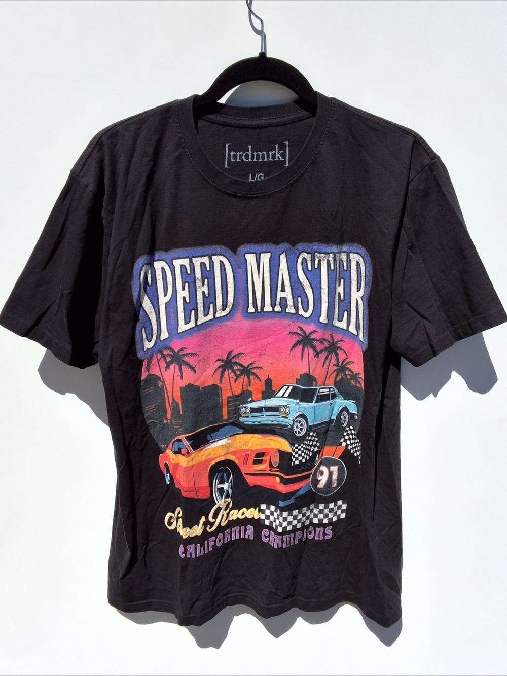 [trdmrk] Speed Master Graphic T-Shirt - Black (Size L)
